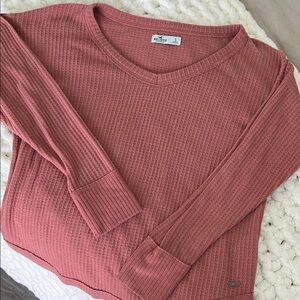 Hollister waffle long sleeve tee